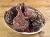 Pan-Seared Prime Rib with Red Wine Reduction