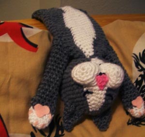 Laid-Back Cat Amigurumi