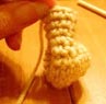 Stuffed & shaped back leg