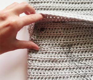 Sewing the Buttons