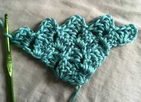 Continue Diagonal Crochet