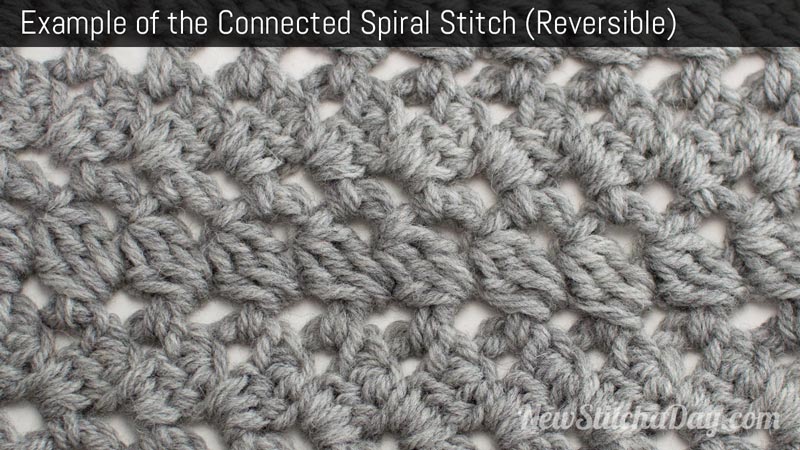 Connected Spiral Stitch