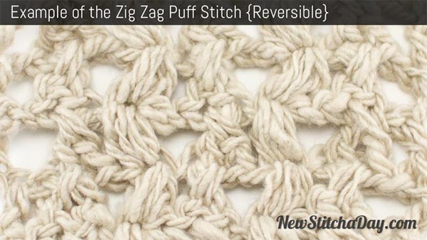 Zig Zag Puff
