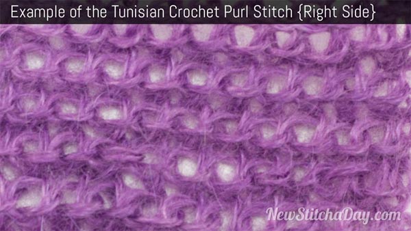 Tunisian Purl Stitch