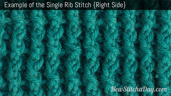 Single Rib Stitch