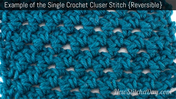 Single Crochet Cluster