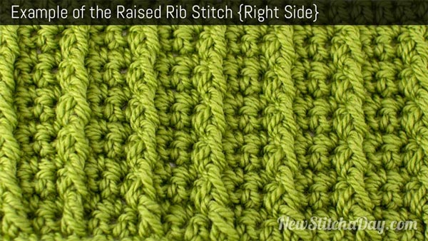 Raised Rib Stitch