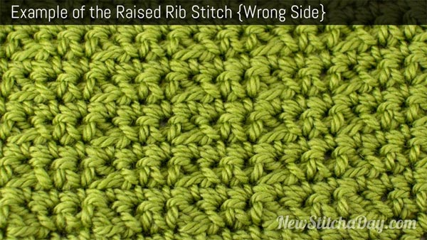 Raised Rib Stitch