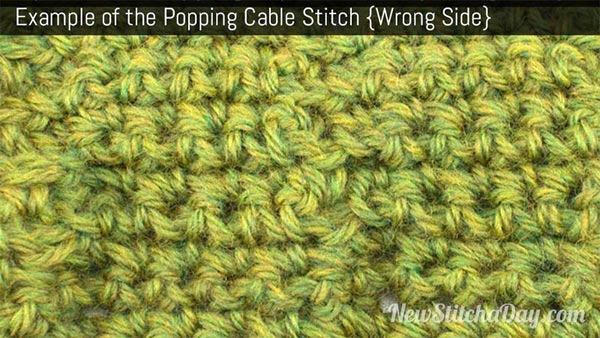 Potting Cable Stitch