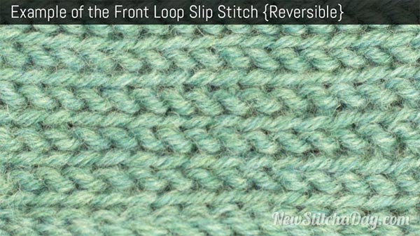 Front Loop Slip Stitch