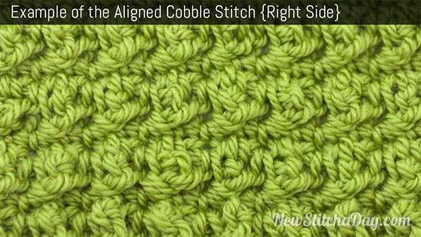 Aligned Cobble Stitch