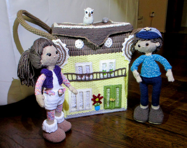 Lingo House with Lucy & Marty Lingo in front.