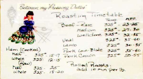 Timing Card 1